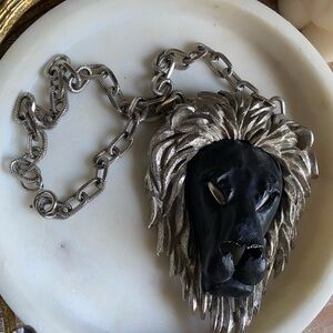 Vintage 1960’s unsigned Luca Razza Leo necklace
